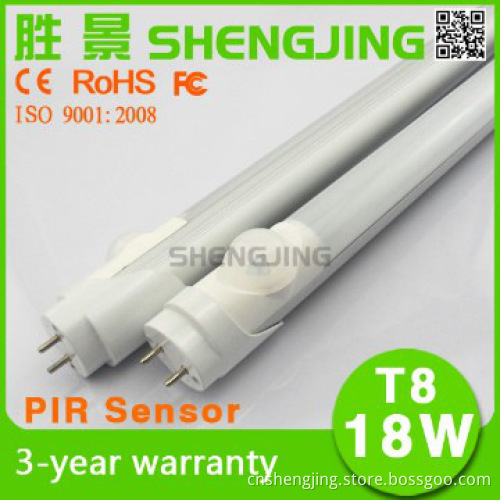 3 Years Warranty Intelligence T8 18W LED Sensor Tube